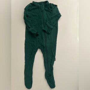 Kyte Baby Green Zippered Footie
